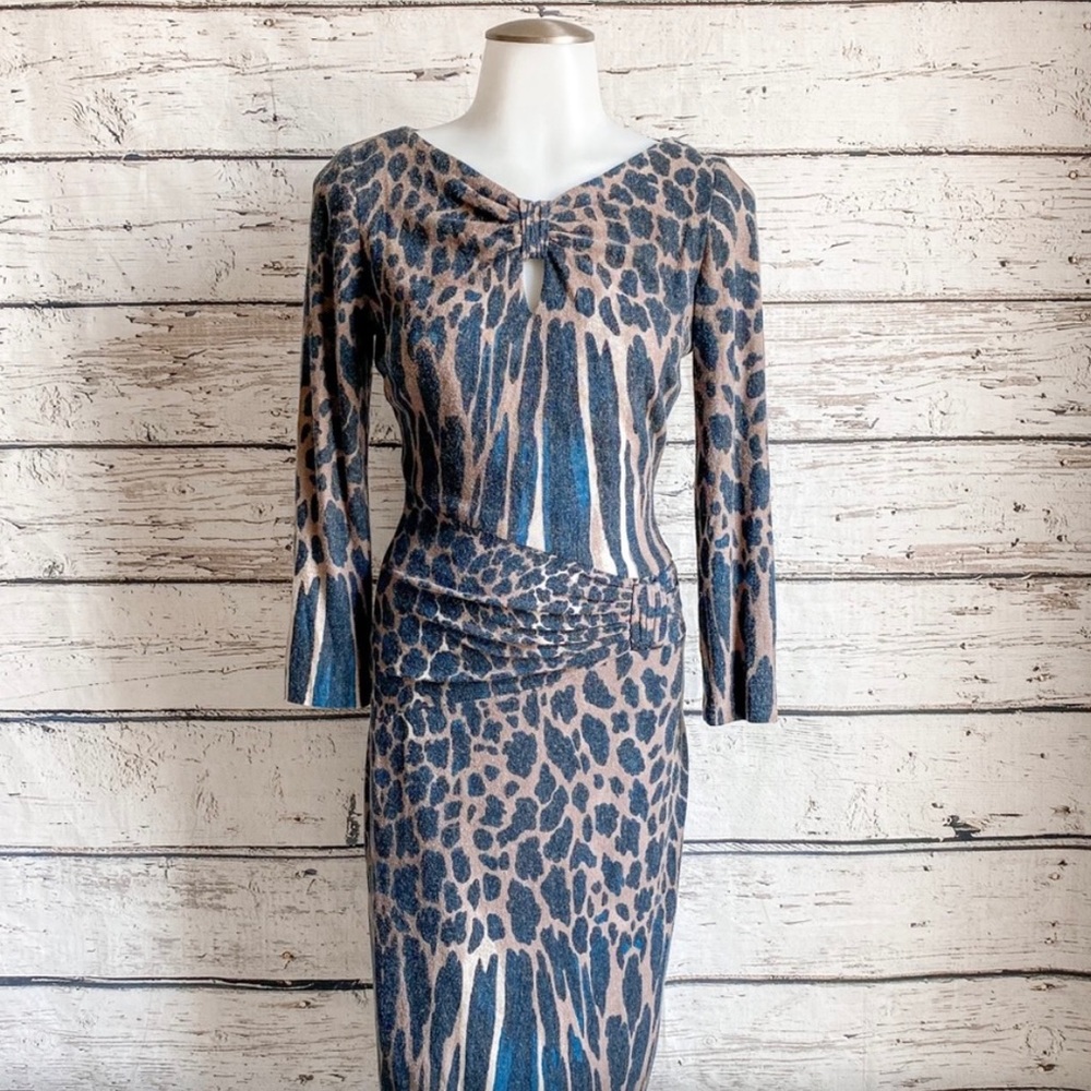 Abstract Cachè Sweater Dress